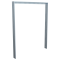 Leaning bracket made of flat steel 80 x12mm | with beam | total width: 1000 mm | hot-dip galvanized